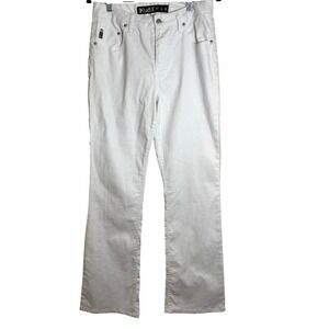 Vintage Mudd Y2K White Denim Jeans Juniors Sz 7 Pants 2000s